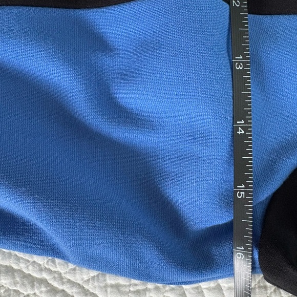 Tibi Blue and Black Colorblock Dress Size 10 NWT - Picture 4 of 8